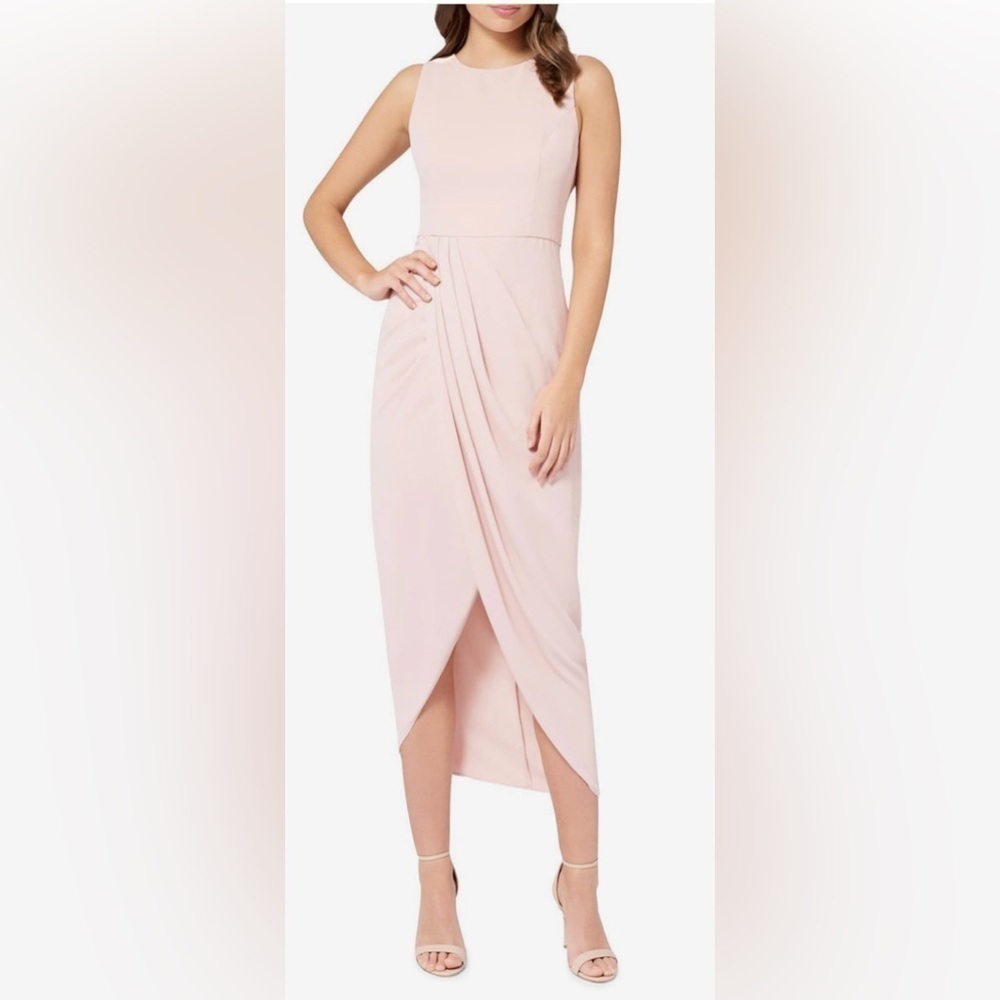 EverNew Lily drapped maxi dress. Size 4. Worn only once! Almost NEW!
